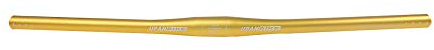 Upanbike, manubrio da bici in lega di alluminio, 31,8 mm, 620 mm, manubrio piatto per mountain bike e bici da strada, Gold