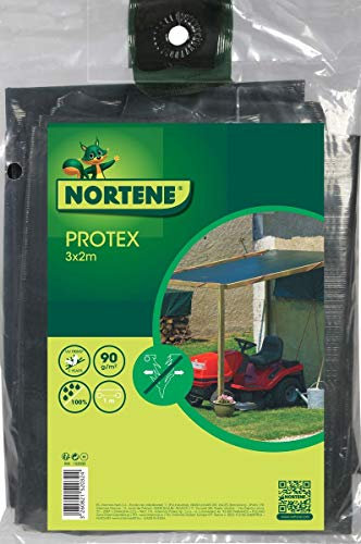 bâche de protection co-extrudée en ldpe 90g/m² 3x2m - NORTENE