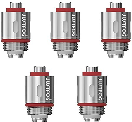 Justfog Resistencias de bobina de repuesto 1,2 Ohm Paquete de 5 piezas para Q16, Q16 PRO Q14, C14, G14, S14, P16A (Producto sin nicotina)
