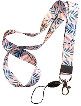 Courroie de cou pour porte-carte d'identité/téléphone/clé avec porte-badge Gratuit, Porte-Clés Cou Laniere Porte Carte pour Enfants, Adulte