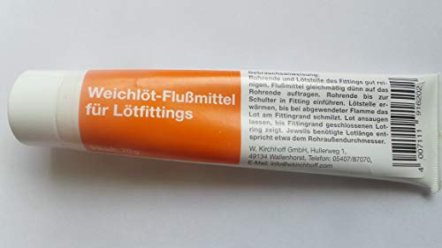 HDmirrorR Weichlöt - Flußmittel für Lötfittings DVGW