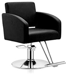 Activeshop Friseurstuhl Friseursessel Frisörstuhl Friseureinrichtung Friseurbedarf HS40 Schwarz