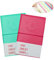 2 Pcs Mini Notebook, Mini Diary 2 Colors Pocket Notebook Small Memo Pads Travel Notepads with Elastic Closure and Imitation-Leather Cover for- 100 Pages （5 * 3.15inch）