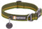 RUFFWEAR Flat Out Collar, Klassisches Hundehalsband für Große bis Sehr Große Hunderassen, Einstellbare Passform, Größe L (51-66 cm), Forest Horizon