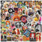 100 Pcs ONE Piece Anime Stickers for Laptop, Bumper, Skateboard, Water Bottles, Computer, Phone, Guitar, Cartoon Stickers for Kids Teens Adult