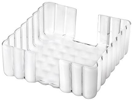 GUZZINI - Porteserviettes De Table Dolcevita, Bio-Based Plastic, Mother of pearl, 19,6x19,6xh8,4