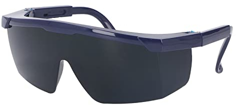 Schweißbrille mit Automatischer Verdunkelung, Solar Schweißbrille mit Automatischer Verdunkelung Über Brille, Dunkelgrüne IR5.0 WIG Schweißerbrille für Elektroschweißen, Augenschutz