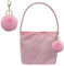 LQSCJS Umhängetasche Damen Handtasche, Umhängetasche Tasche, y2k Shoulder Bag, 90er Jahre Umhängetasche Damen, Handtasche Vintage für Frauen Dating Reisen Party Einkaufe (Rosa-1)