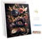 MEIYUDA Encadré Peinture par Numero Adulte Fleurs, DIY Papillon Peinture Acrylique pour Adultes Débutants Facile sur Toile Avec Peintures et Pinceaux Decoration Maison Cadeau 30x40cm