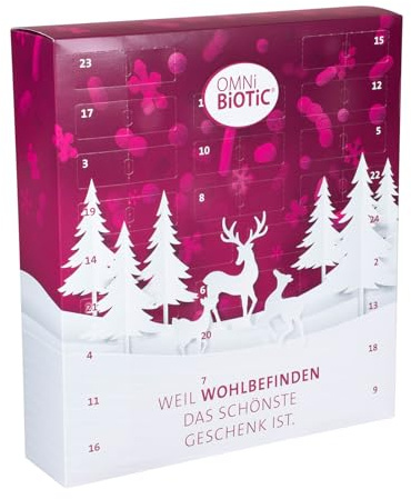 OMNi BiOTiC Adventskalender 2025 | Mikrobiom Adventkalender | Weil Wohlbefinden das schönste Geschenk ist | Perfekt zum Verschenken