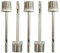 TRIXES Ball Pump Needles x 5- For Inflating Footballs - Rugby Balls - Volleyballs - Netballs - Basketballs - And Other Ball Sports - Stainless Steel