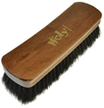 Woly Beech wood 100% finest horsehair large 23cm shoe, boot polishing brush