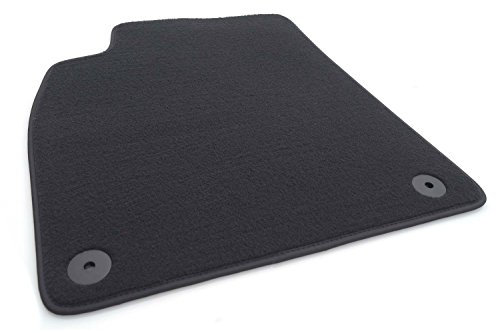 Fahrermatte passgenau A4 S4 RS4 (B9) und A5 S5 RS5 ab 2016> Fußmatten Velours Matte Fahrerseite einzeln Automatte mit Original klick Befestigung