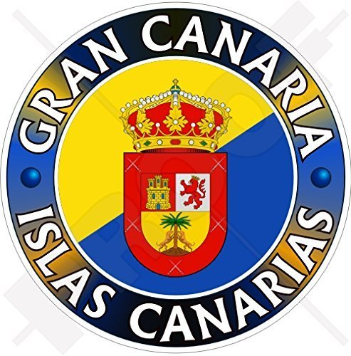 GRAN CANARIA, KANARISCHE INSELN Spanien, KANARISCHE INSELN Spanisch 100mm Auto & Motorrad Aufkleber, Vinyl Sticker