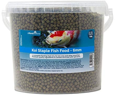 allpondsolutions Koi Floating Staple Fish Food - 6mm - 1090g - 1950g (1950g)