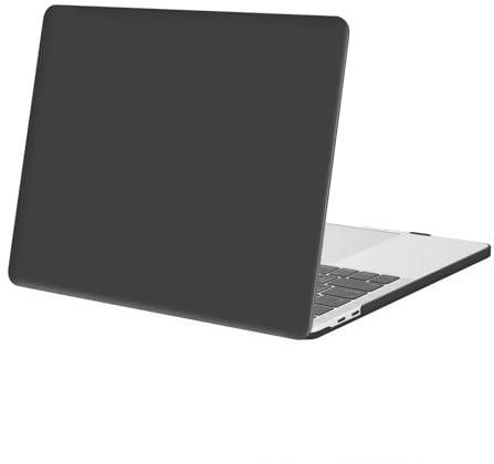 MOSISO Kompatibel mit MacBook Pro 13 Zoll Hülle M2 M1 2026 2025 2024-2016 | Ultradünne, Kunststoff Hartschale für MacBook Pro 13 Hülle A2338 A2289 A2251 A2159 A1989 A1706 A1708, Space Grau