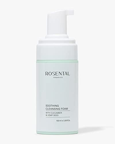 ROSENTAL ORGANICS Soothing Cleansing Foam - Reinigungsschaum Gründliche Gesichtsreinigung Sanfte Naturkosmetik, Feuchtigkeitsspendend, 100% NATÜRLICH, (100ml)