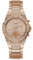 Guess Montre analogique en acier inoxydable avec cadran en or rose pour femmes-Gw0037L3, bracelet en or rose, Ton or rose, Moderne