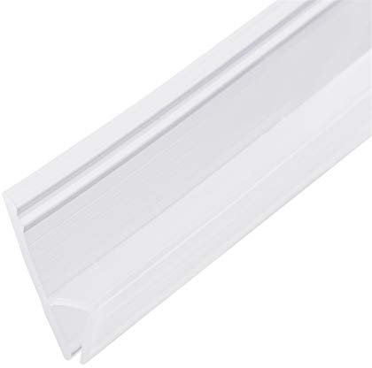 Pangyoo PYouo-Dichtungsband Frameless Glas Duschtür-Wege Unterseite Dichtungsstreifen, H-Typ W 10-20mm Tropfschiene - 6-12mm Glas x 2m Länge, Effiziente Abdichtung (Color : 10 8mm x 2m L)