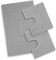 EmporioHome Tappeto 3 Pezzi Bagno Rettangolare in Cotone Scendi Doccia Alta QualitA' Made in Italy (grigio)