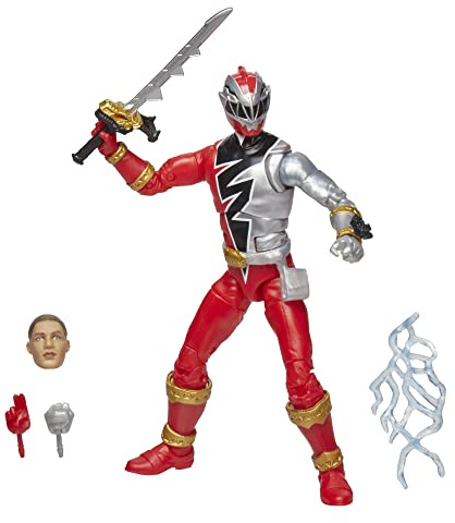 Power Rangers Lightning Collection Dino Fury Red Ranger 6-Inch Premium Collectible Action Figure Toy