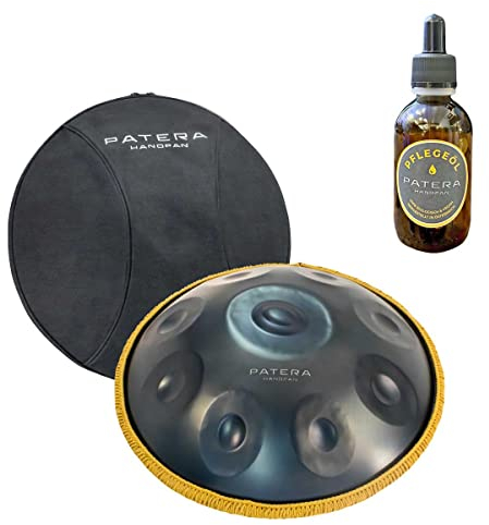 Patera HPEM-3 Handpan E-Minor mit Tasche + Pflege-Öl