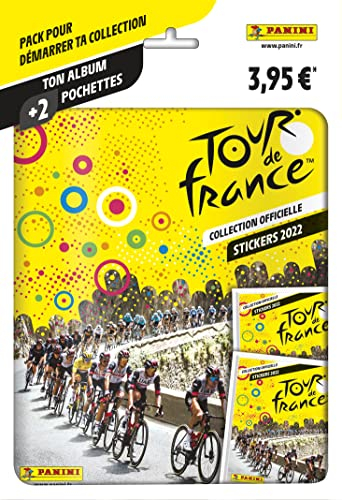 Panini Tour de France 2022 1 Album + 2 Stickerhüllen 004371SPCFGD