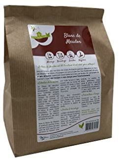 Blanc de meudon 1kg en poudre - pour blanchir les vitres en été, limiter l'ensoleillement, nettoyage naturel, DIY, peinture bricolage et entretien