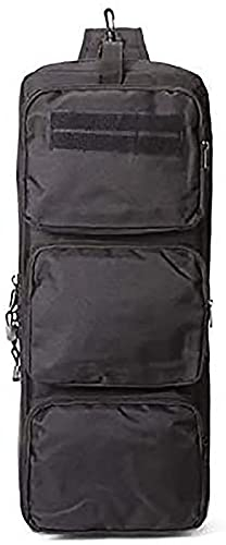 BYOUQ Doppel Gewehrtasche 26 in Waffentasche Waffentasche, Tactical Double Long Rifle Pistolenkoffer,DREI Außentaschen für Magazinspeicher und andere Werkzeuge a