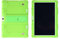 Custodia per tablet da 10,1 pollici, antiurto, resistente, con supporto, universale, in silicone, per tablet da 10,1 pollici, colore verde