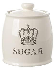 Auntie Morags Majestic Kitchen Pantry Stoneware Sugar Bowl for Afternoon Teas