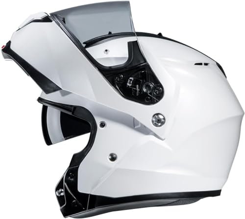 HJC, Modularer, Motorradhelm, C91N Perlweiß, M, Perlweiss