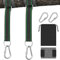 Yomisee Fixation balançoire, Fixation hamac, Suspension balançoire, supporte jusqu'à 500 kg en Polyester indéchirable avec 2 Patins de Protection pour Arbre et 2 mousquetons (1,5M)