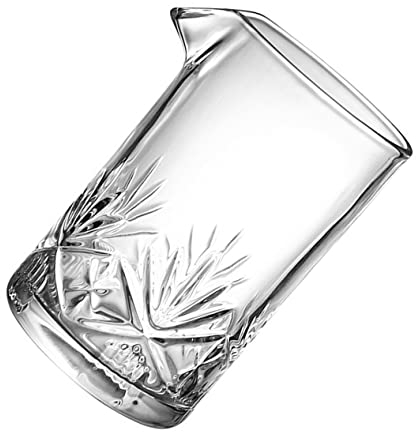 MAGICLULU 1pc Cocktail Mixing Glass Stirring Glass for Bar Mixing Bowl Old Fashioned Cocktail Glasses Acrylic Martini Glasses Thick Bottom Glass Stirred Cocktail Glass Tumblers Japan Crystal