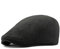 MUYAN Schiebermütze Herren Damen Vintage Wildleder Schirmmützen Gatsby Fahrhut Verstellbar Freizeit Newsboy Cap Barett Hüte (Wildleder, Schwarz)