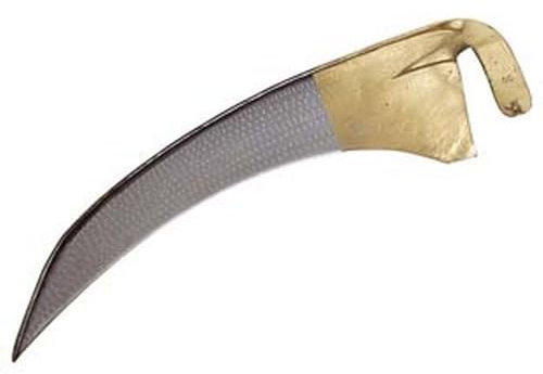 1PEZZO FALCE TIPO STRETTO CON BARBA - cm.50
