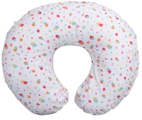Boppy original Support Stillhilfe Confetti, ergonomisch geformt und gepolstert, Komfort für Mutter und Baby beim Stillen und Füttern, waschmaschinenfest
