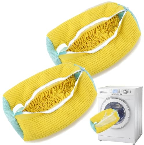 Deluvo - Bolsa de limpieza de zapatos, bolsa de lavandería para zapatos, bolsa de lavado de zapatos para lavadora, bolsa de malla para lavar zapatos, bolsa de lavandería para limpieza de zapatos,