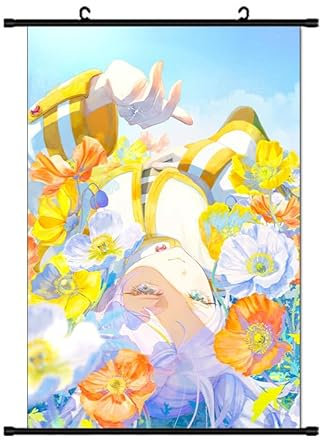 Frieren: Beyond Journey's End Poster Stark/Fern/Frieren Anime Scroll Poster Wallscroll Anime Malerei Bild Aufhänger Poster Zimmer Dekorative Poster Geschenk