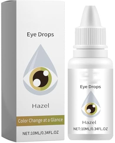 IrisInk Eye Drops,Eye Colour Changing Drops,Irisink Pro Eye Drops,Fancy Drops Eyes Colour Change,Eye Color Changing Eye Drops (Hazel)