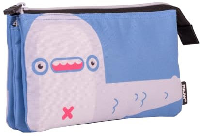 MILAN® Federmäppchen mit 5 Fächern, Special Series Aliens, blau