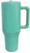ThreeRs Hydro Vacuum Insulated Stainless Steel Travel Mug, Tumbler with Handle Straw, 1.13L, with Handle, Flip Straw, Leak-Proof Lid, Rubber Base, Keeps Drinks Hot or Cold for 24 Hours (Sage)