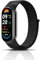 PaceBid Nylon Bracelet pour Xiaomi Smart Band 9/Band8/Smart Band10, Sport Hommes Femmes RéGlables Léger Respiran Bracelet de Remplacement pour Xiaomi Mi Band 10/Band8/Band9 (Noir)