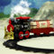 Playtastic Eisenbahn: Batteriebetriebener Zug mit Dampf, Sound- und Licht-Effekten, 210 cm (Modelleisenbahn, Eisenbahn Spielzeug, Weihnachtszug)