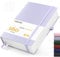 Notizbuch A5 Kariert Journal - Hardcover Leder Journal mit 360 Seiten 100gsm dickes Papier, College Ruled Journal Notebook für Frauen Männer Schreiben Schule Büro, 14.5 x 21cm- Lila