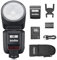 Godox V100S V100 S V100-S Round Head Camera Flash Speedlight for Sony Cameras 100Ws TTL HSS 1/8000s 2.4G Built-in LED Fill Light for Sony Cameras