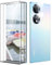 TECHO Screen Protector for Honor 70, [2+2 Pack] Tempered Glass Protective Film, [Case Friendly][Anti-Scratch][Anti-Shatter][HD Clear][Bubble Free][9H Hardness]