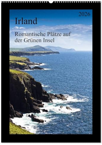 Irland - Romantische Plätze auf der Grünen Insel (Wandkalender 2026 DIN A2 hoch), CALVENDO Monatskalender: Mystik, Schönheit und Sehnsucht erleben! (CALVENDO Natur)