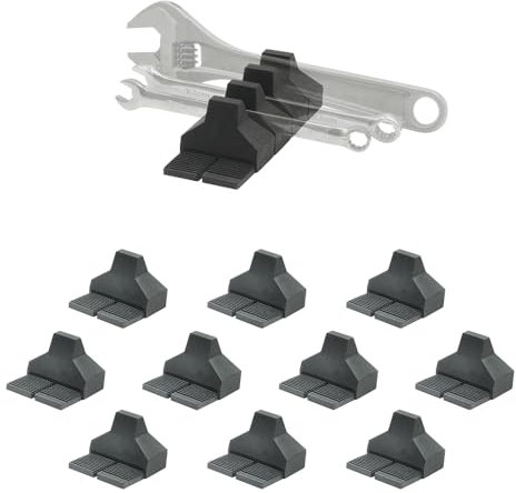 StealthMounts Drawer Hive Spanner/Wrench Holder – 10 Pack | Modular Toolbox Organisers for Professional and DIY Mechanics | Injection-Moulded TPE | Made in the UK