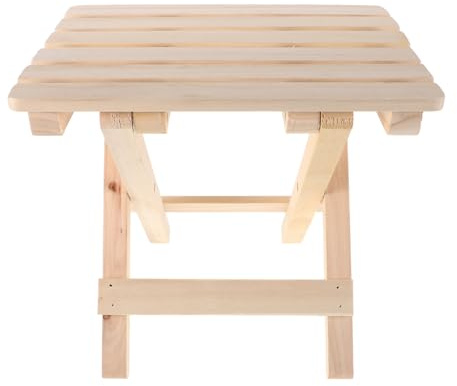 YARNOW Zusammenklappbarer Holztritthocker Tragbarer Klapphocker Für Camping Outdoor Bad Spa Sauna Dusche Trittpodest Platzsparend Leicht